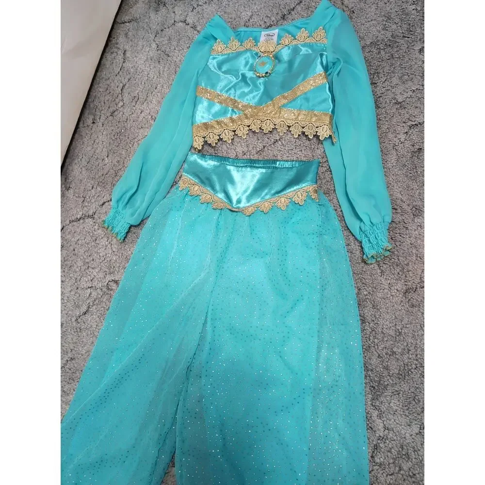 Disney Princess Jasmine Halloween Costume Girls 5/6(1086) - Picture 2 of 8